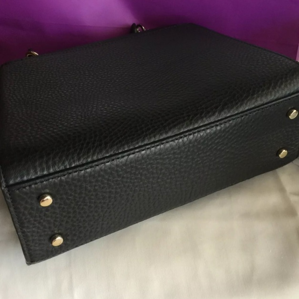 Kate spade Kim Murray street black leather satchel - Picture 5 of 8